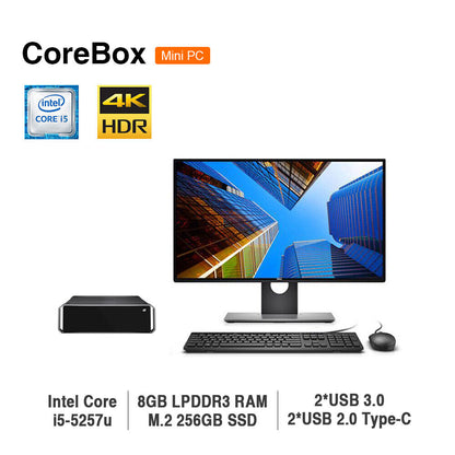 CHUWI MINI PC Desktop Computer Core I5 8GB RAM 256GB SSD Windwos 10 PC