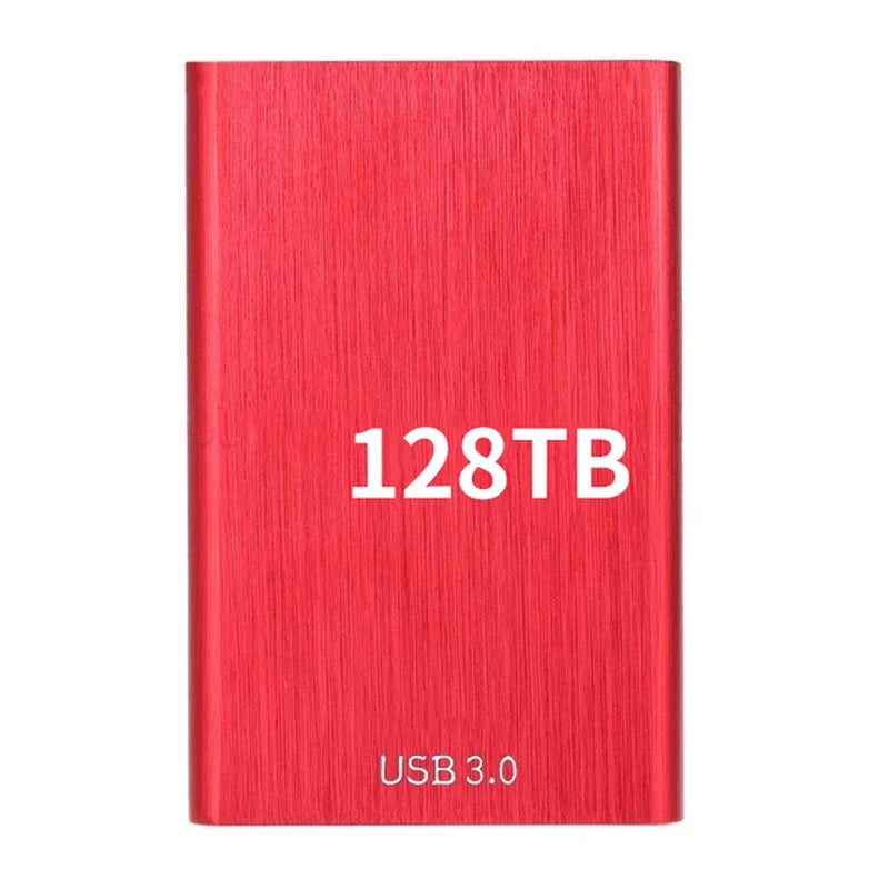 High Speed Portable External Hard Disk Mass Storage USB3.0 Interface 500GB 2TB 4TB 8TB 16TB Memory Metal Material Plug and Play