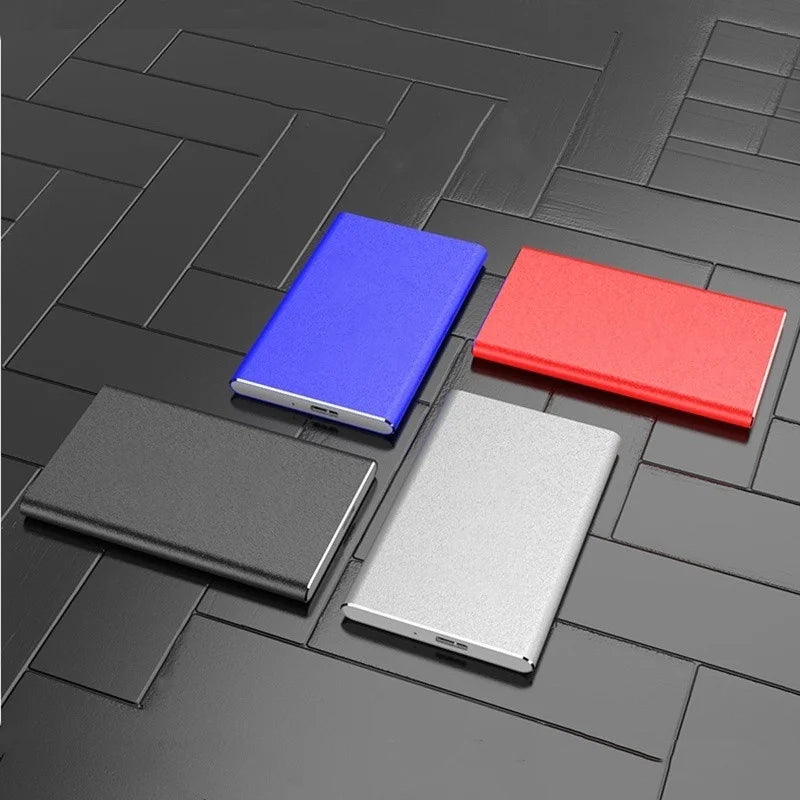 High Speed Portable External Hard Disk Mass Storage USB3.0 Interface 500GB 2TB 4TB 8TB 16TB Memory Metal Material Plug and Play