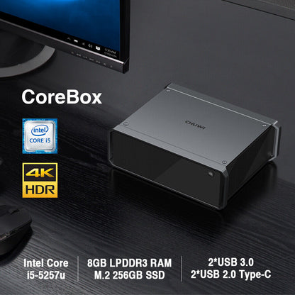CHUWI MINI PC Desktop Computer Core I5 8GB RAM 256GB SSD Windwos 10 PC