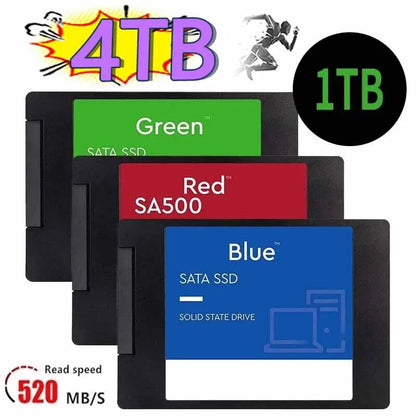 Portable SSD 2.5Inch 512GB Sata III Hard Drive for Laptop Micco Computer Desktop 2TB Internal Solid State Hard Disk High Speed