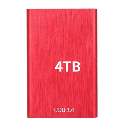 High Speed Portable External Hard Disk Mass Storage USB3.0 Interface 500GB 2TB 4TB 8TB 16TB Memory Metal Material Plug and Play