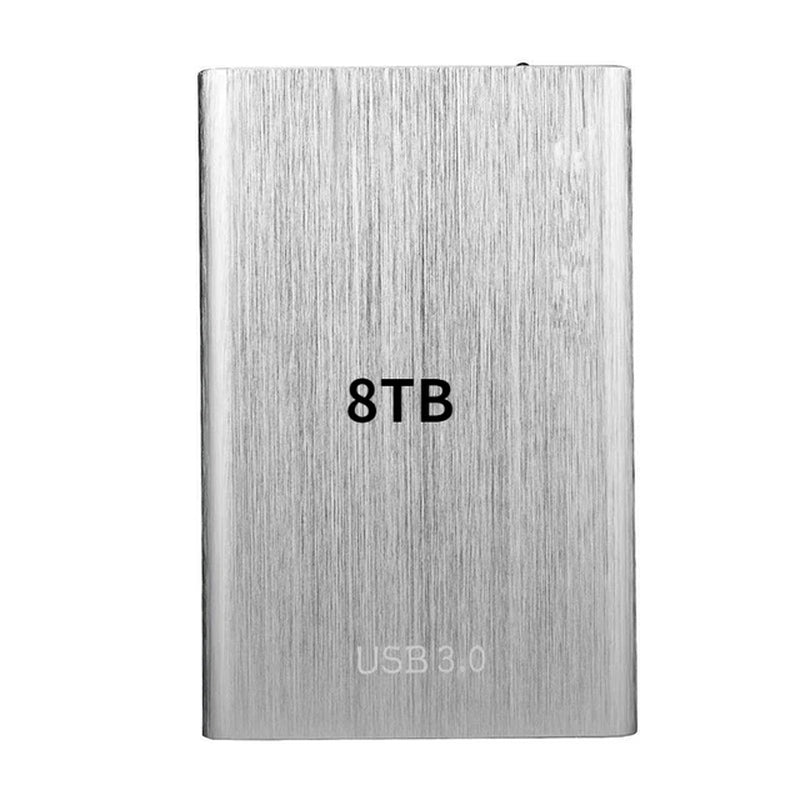 High Speed Portable External Hard Disk Mass Storage USB3.0 Interface 500GB 2TB 4TB 8TB 16TB Memory Metal Material Plug and Play