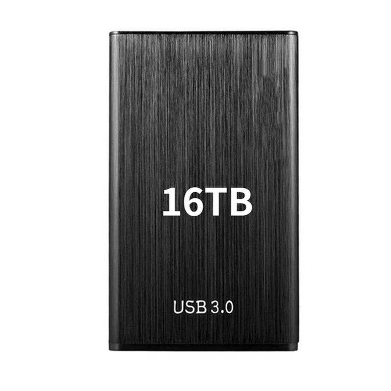 High Speed Portable External Hard Disk Mass Storage USB3.0 Interface 500GB 2TB 4TB 8TB 16TB Memory Metal Material Plug and Play