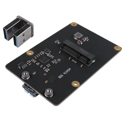 For Raspberry Pi 4 MSATA SSD Adapter X857,For Raspberry Pi 4 Model B X857 V2.0 MSATA SSD Expansion Board USB3.0 Module