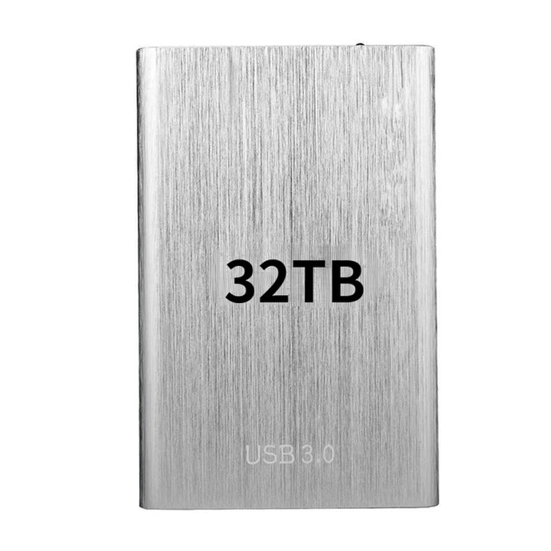 High Speed Portable External Hard Disk Mass Storage USB3.0 Interface 500GB 2TB 4TB 8TB 16TB Memory Metal Material Plug and Play